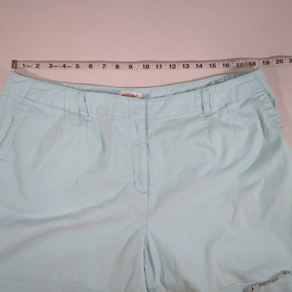 Talbots Petite Stretch Women's Blue Shorts   , Size 18W - Picture 2 of 5
